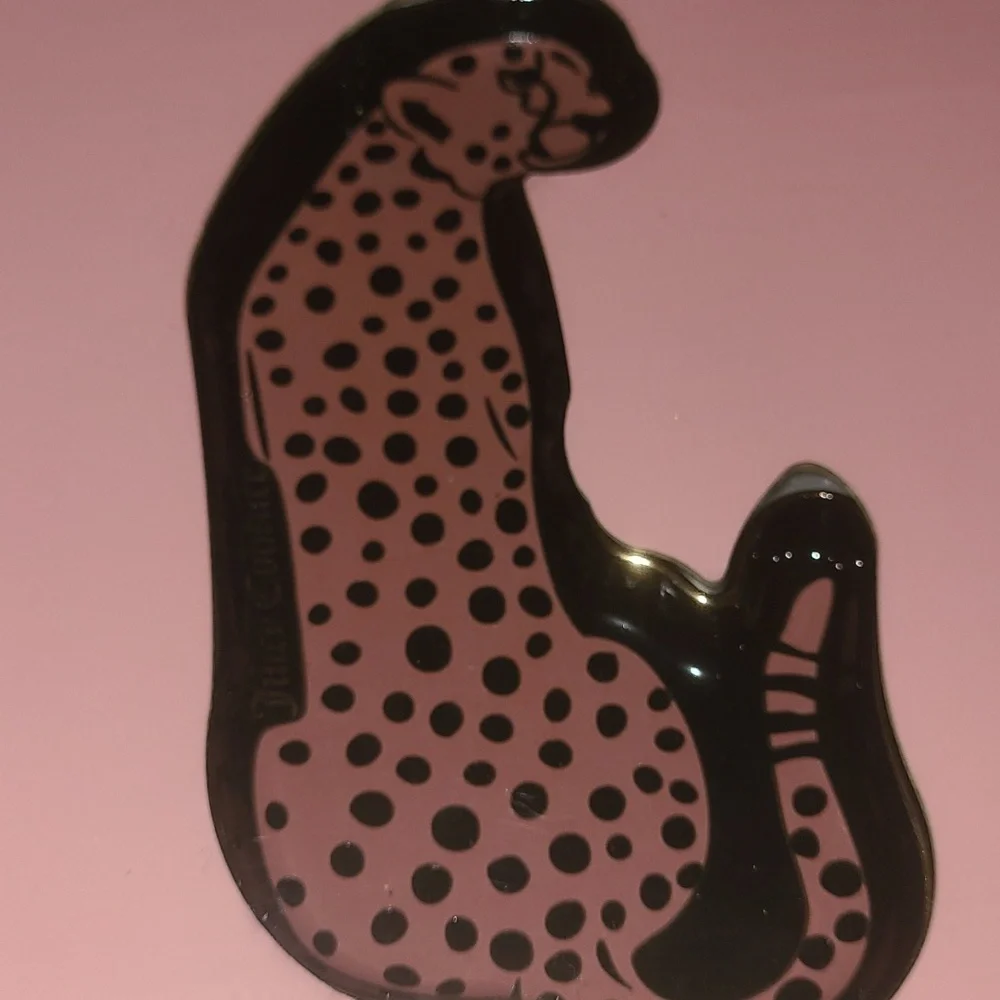 Juicy Couture Pink Leopard Trinket Tray Set